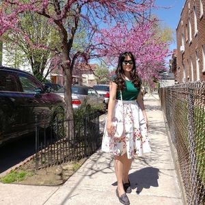 HP 🌸 Cherry blossom print skirt